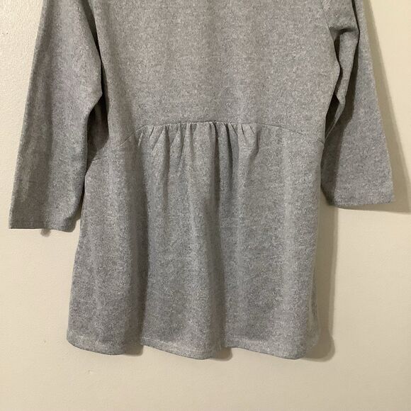 Autumn Fall Gnome Wearable Art Novelty Patchwork Oversized Lagenlook Top L - Picture 6 of 8